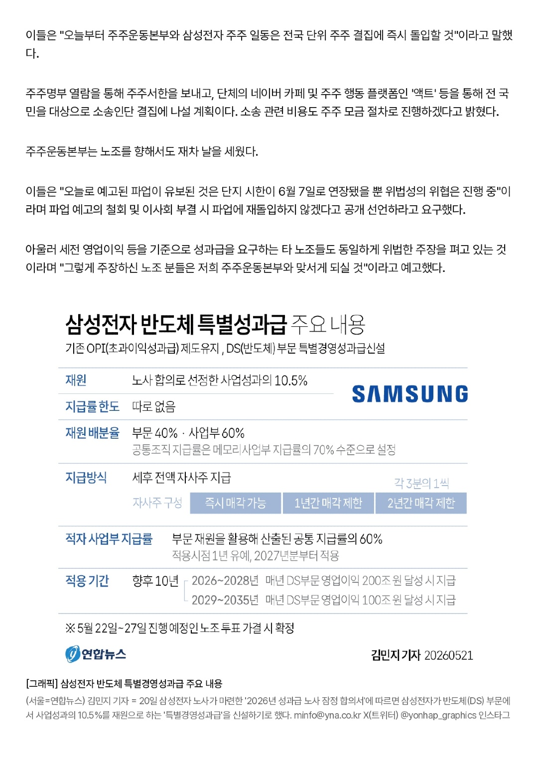 삼성전자 주주단체 _영업이익 12 연동 성과급 위법_…법적대응(종합2보) _ 연합뉴스_page-0004.jpg